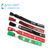 Made in china cheap custom fabric promotional sublimation printing event wristband no minimum order